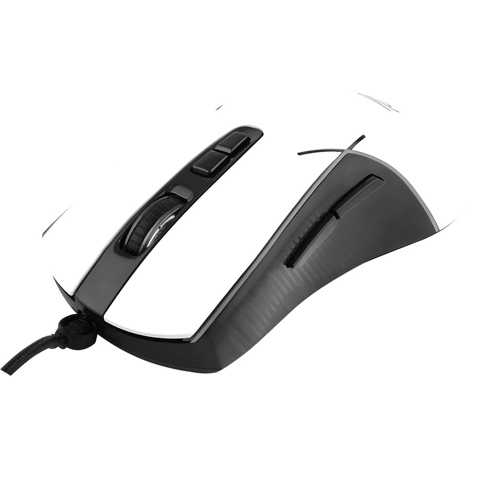 Souris Gaming Filaire USB Proove Defiant, RGB, 7200DPI, Blanche CMDE00000101