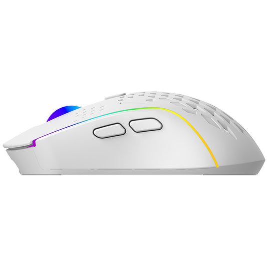 Souris Gaming Sans Fil Proove Buzz, RGB, 800DPI - 4800DPI, Blanc WMBU00022402