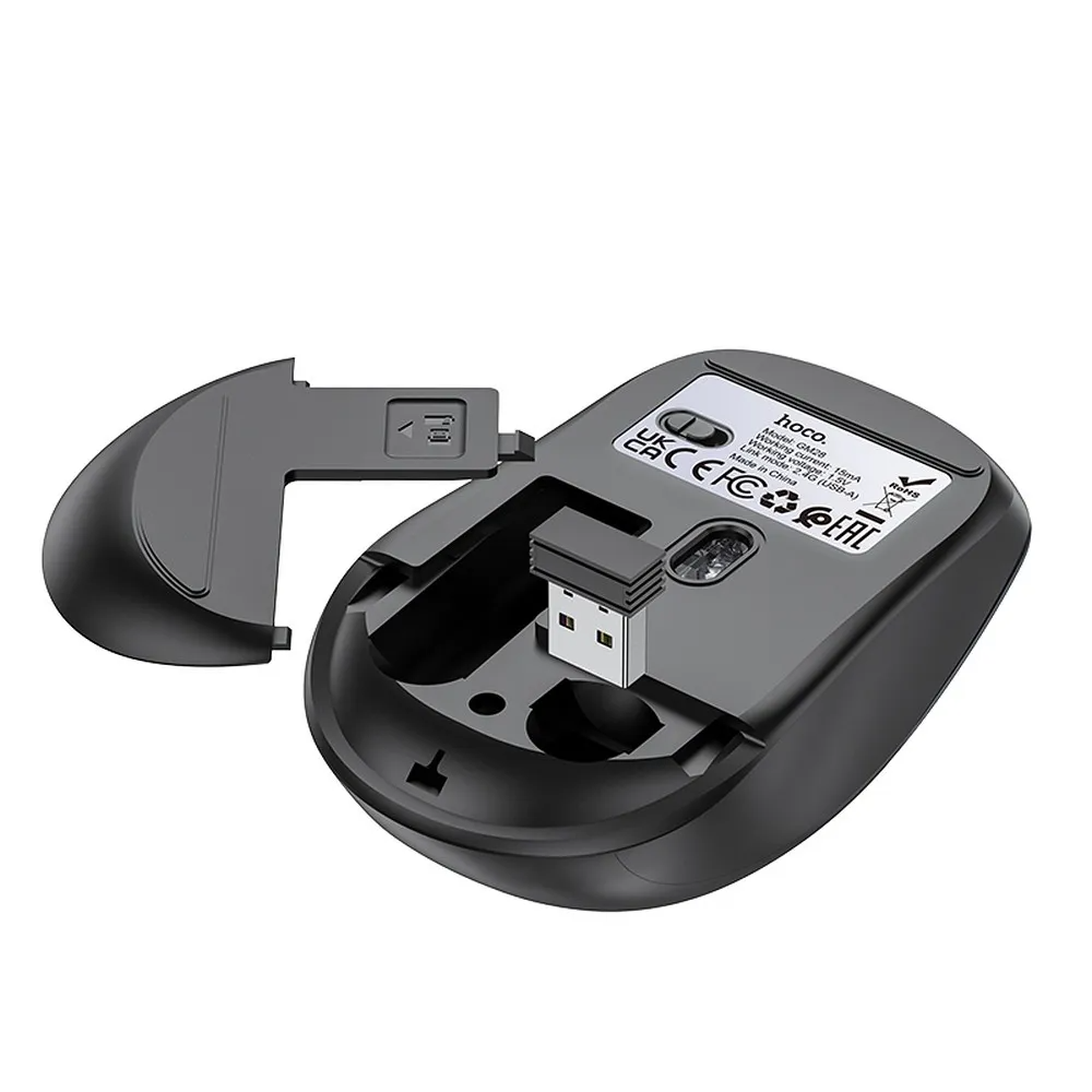 Souris sans fil HOCO GM28, 1600DPI, Gris