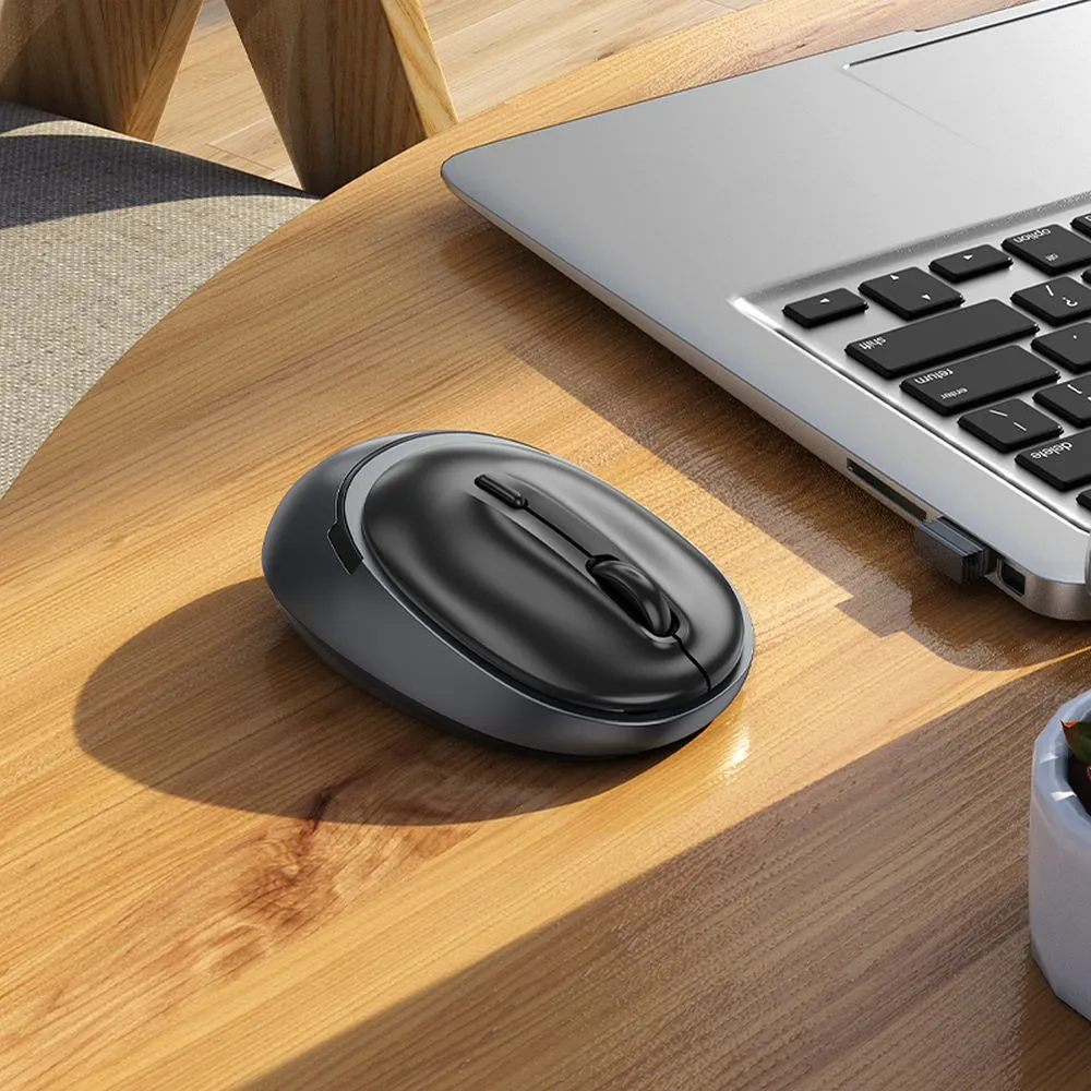 Souris sans fil HOCO GM34, 1600DPI, BT / Wi-Fi, Noir