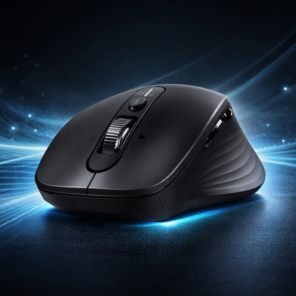 Souris sans fil UGREEN M752 (75498B), 5000DPI, BT / Wi-Fi, Noir