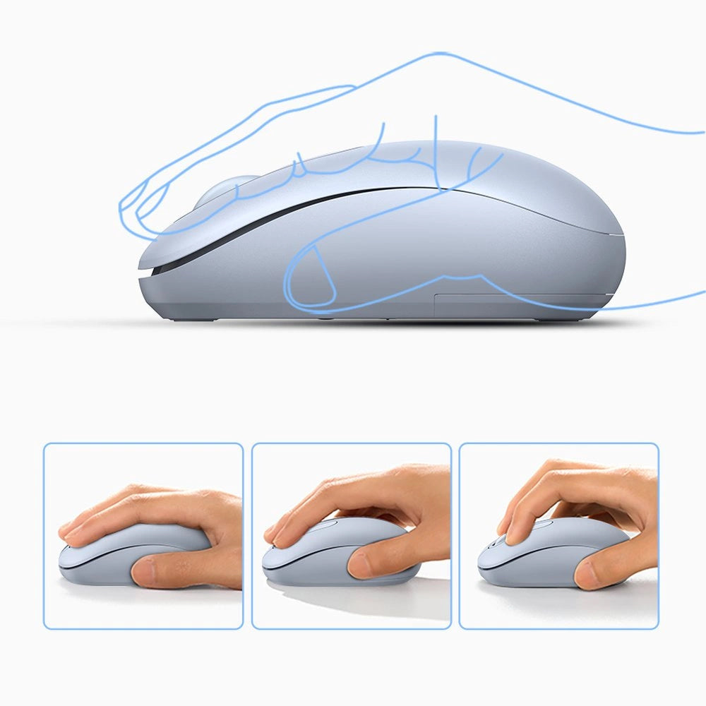 Wireless Mouse UGREEN MU105, 2400DPI, Blue