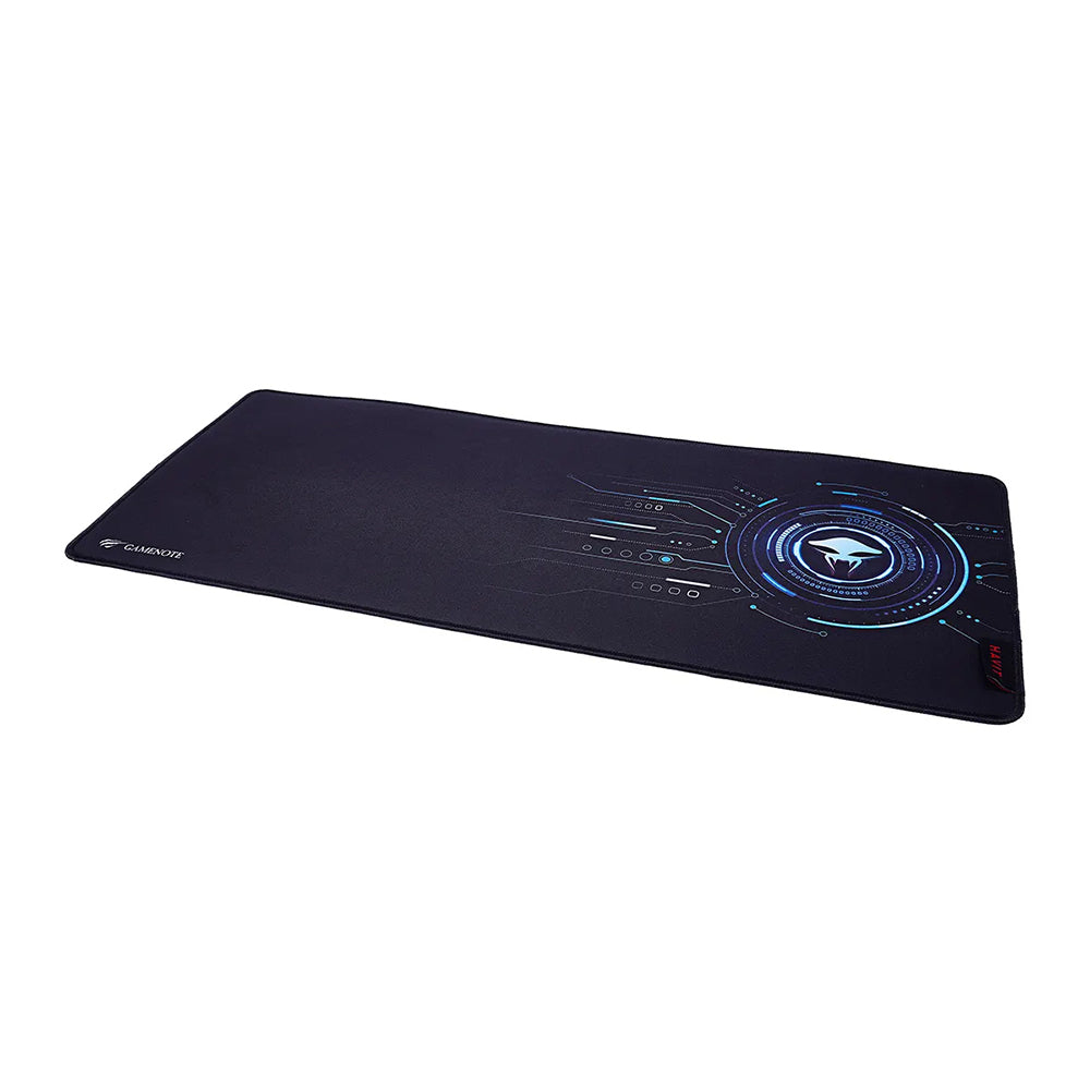 Tapis de souris gaming HAVIT MP849, 700mm x 300mm x 3mm, Noir Bleu