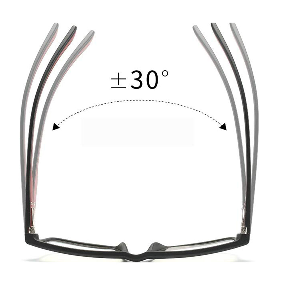 Lunettes d'ordinateur pour hommes Techsuit F2388, anti-lumière bleue, noir et vert