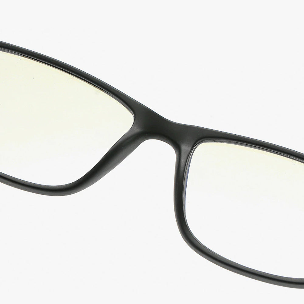 Lunettes d'ordinateur pour hommes Techsuit F2388, anti-lumière bleue, noir et vert