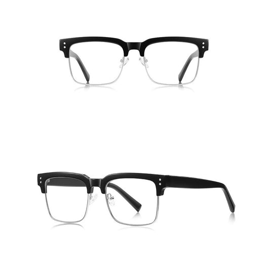 Lunettes d'ordinateur femme Techsuit 2205, anti-lumière bleue, noir argenté
