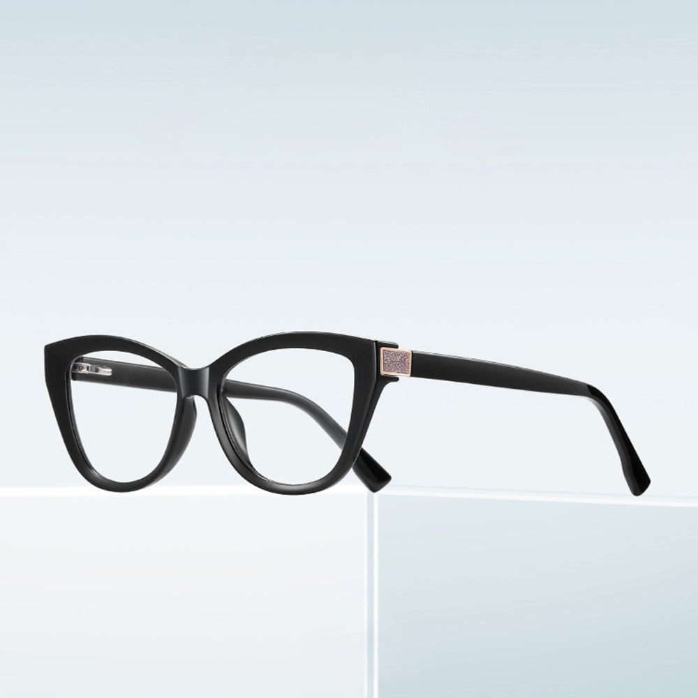 Techsuit 2276 Women's Computer Glasses, Anti-Blue Light, Black