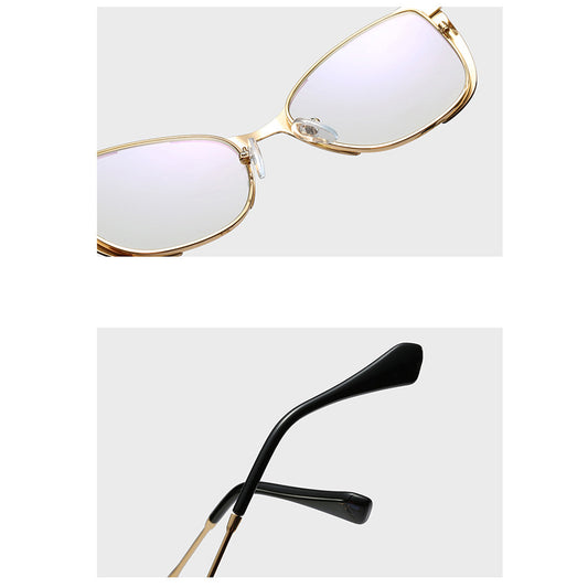 Lunettes d'ordinateur pour femmes Techsuit 8808, Anti-Lumière Bleue, Noires