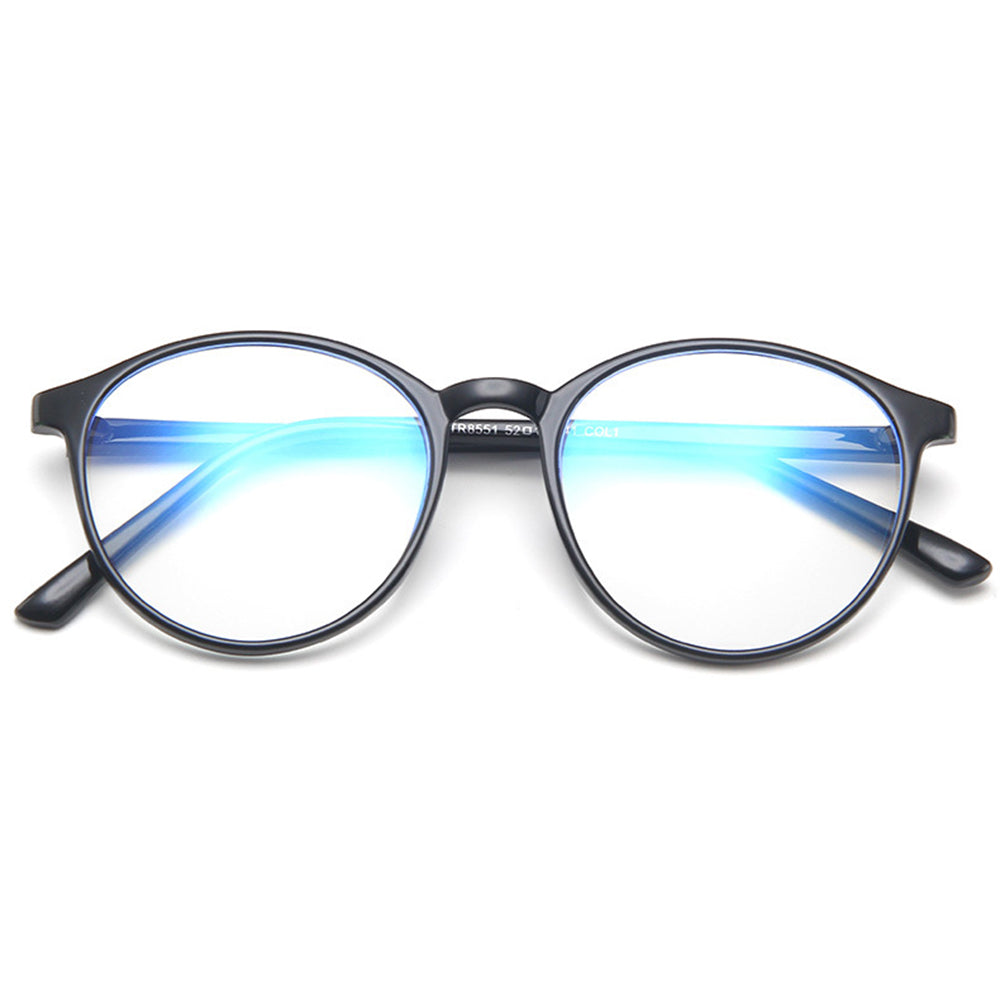 Lunettes d'ordinateur femme Techsuit F8551-C2, anti-lumière bleue, noires