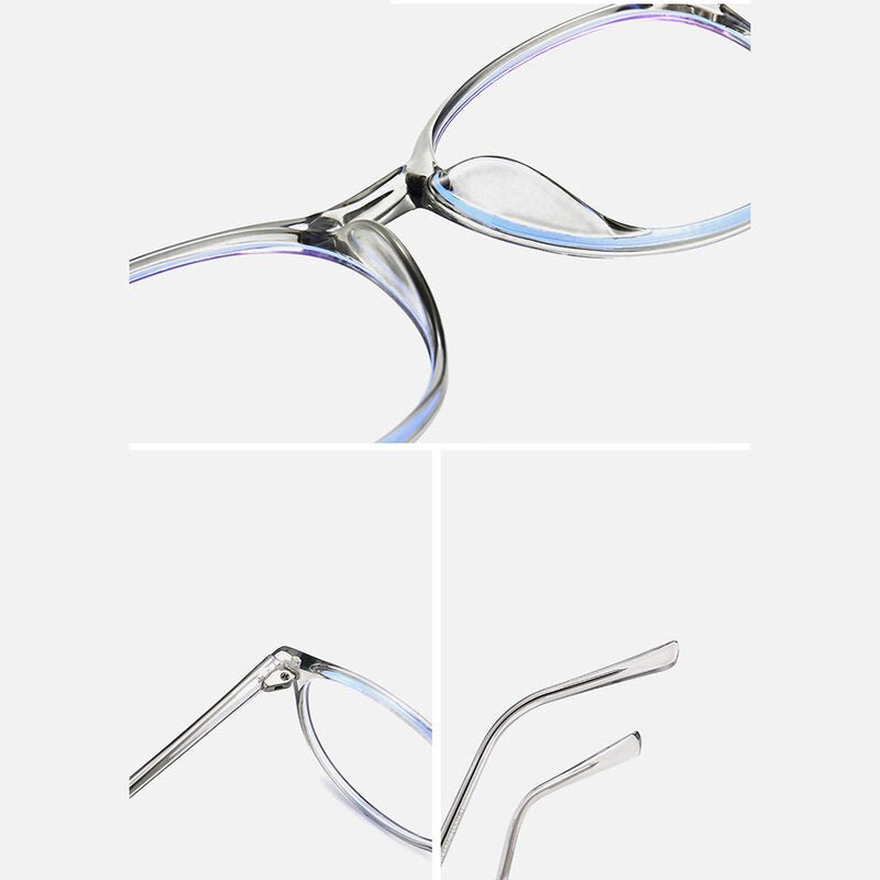 Techsuit Women's Computer Glasses F8551-C3, Anti-Blue Light, Brown