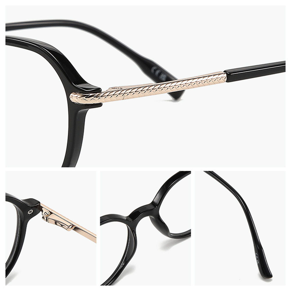 Lunettes d'ordinateur unisexes Techsuit TM1062, anti-lumière bleue, noires