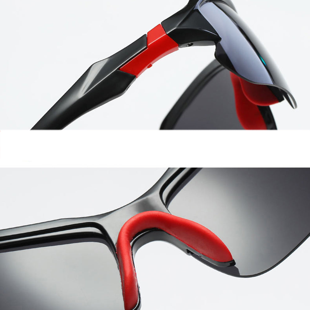 Unisex Techsuit 9301 Cycling Glasses, UV Protection, Black