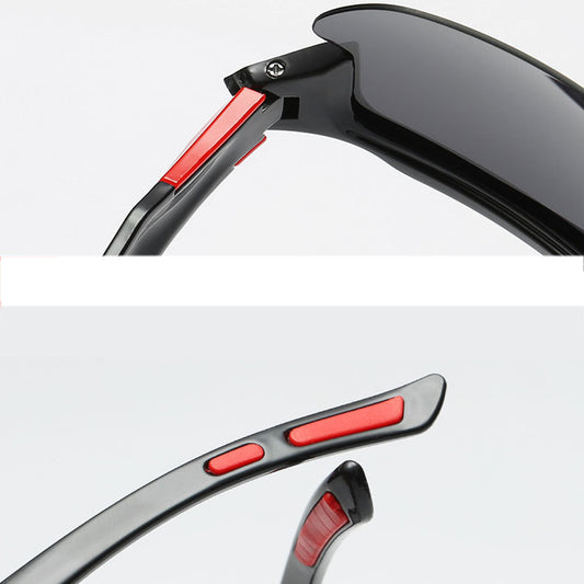 Lunettes de Cyclisme Unisexes Techsuit 9301, Protection UV, Noir Violet
