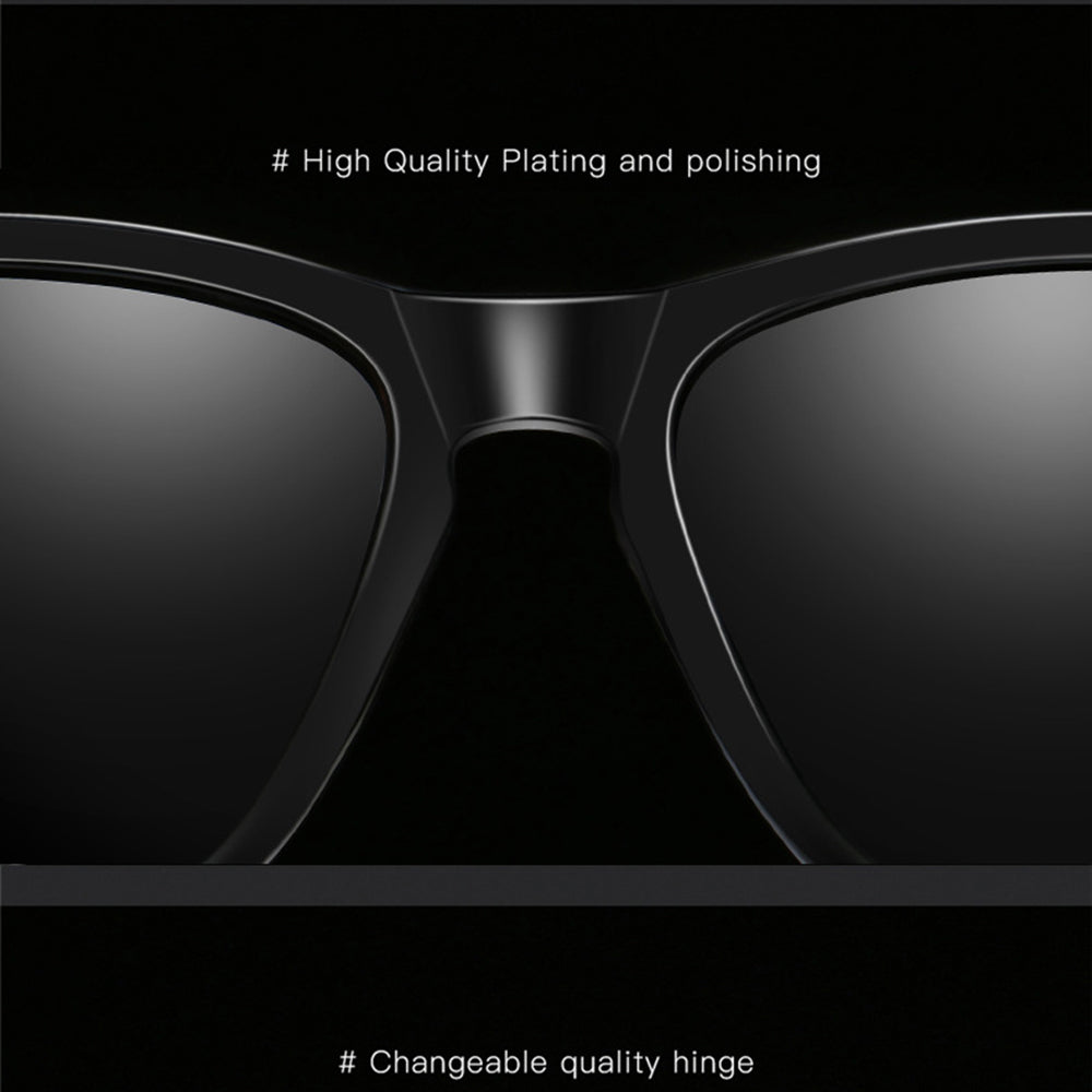 Men's Techsuit 0717 Sunglasses, Polarized, UV Protection, Black