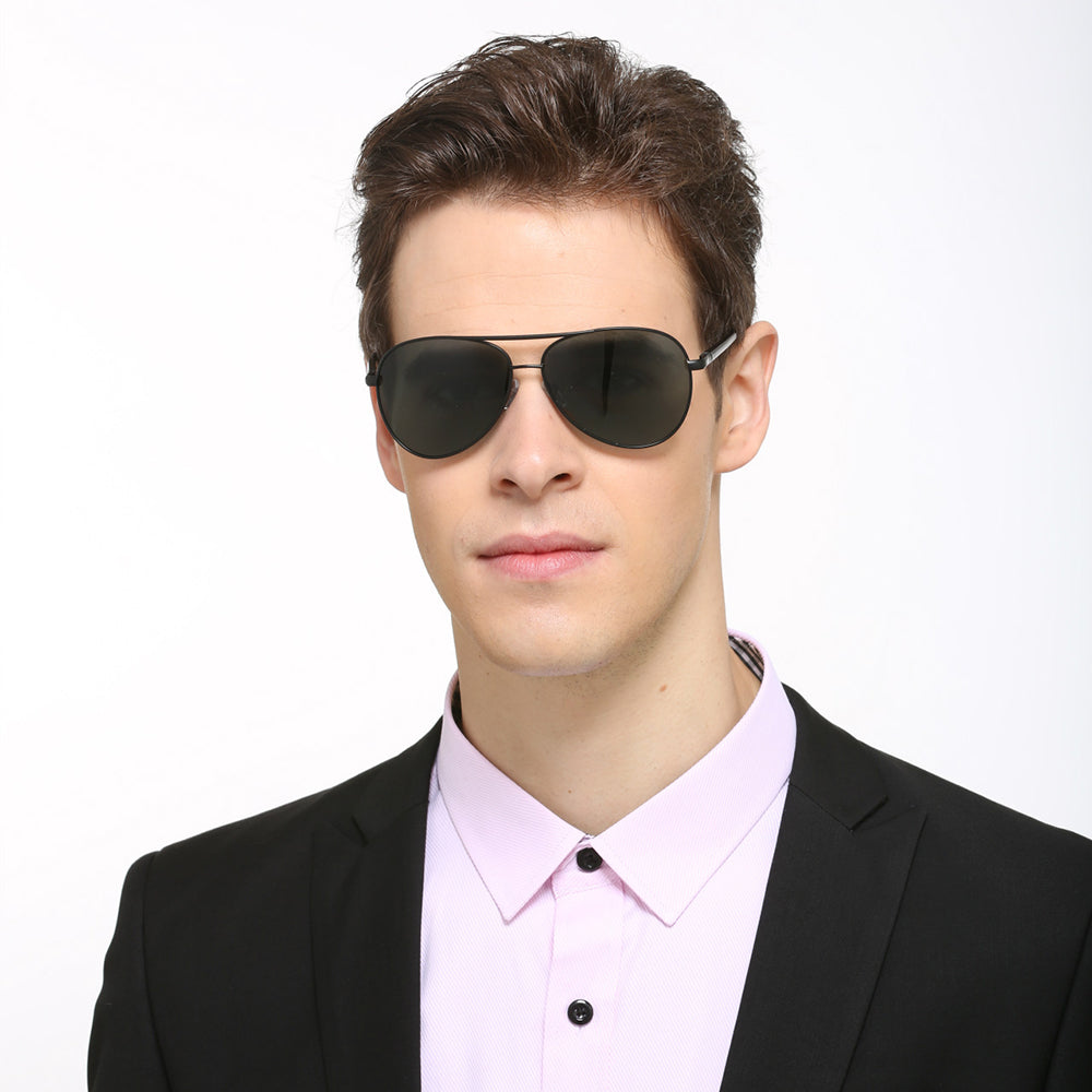 Lunettes de Soleil Homme Techsuit 2150, Polarisées, Protection UV, Gris