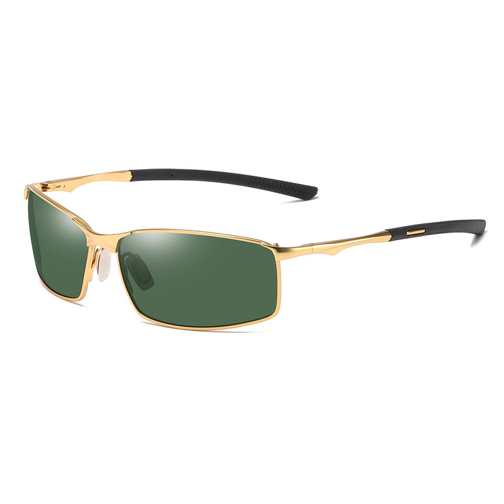 Men's Techsuit 559 Sunglasses, Polarized, UV Protection, Gold Green