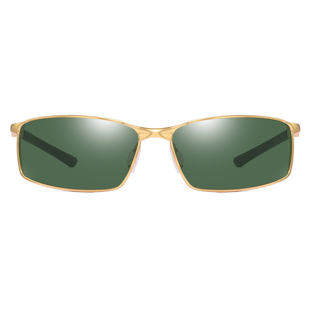Men's Techsuit 559 Sunglasses, Polarized, UV Protection, Gold Green