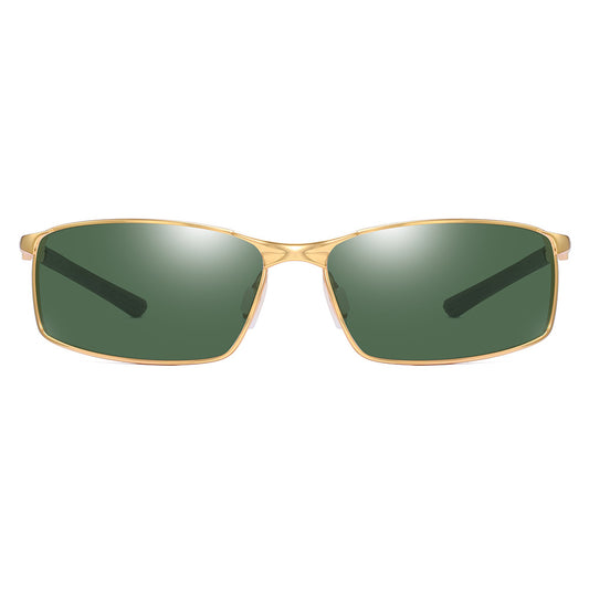 Lunettes de Soleil Homme Techsuit 559, Polarisées, Protection UV, Or Vert
