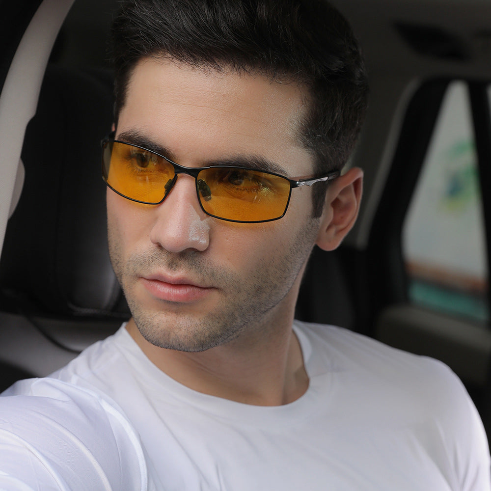 Men's Techsuit 559 Sunglasses, Polarized, UV Protection, Gold Green