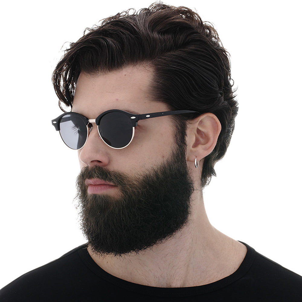 Men's Techsuit 66612 Sunglasses, Polarized, UV Protection, Gold Blue