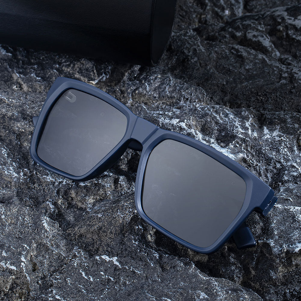 Lunettes de Soleil Homme Techsuit 8500, Polarisées, Protection UV, Marron
