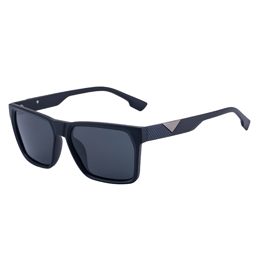 Lunettes de Soleil Homme Techsuit 8500, Polarisées, Protection UV, Noir Gris