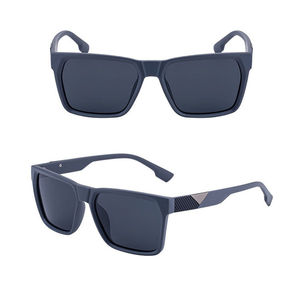 Lunettes de Soleil Homme Techsuit 8500, Polarisées, Protection UV, Noir Gris