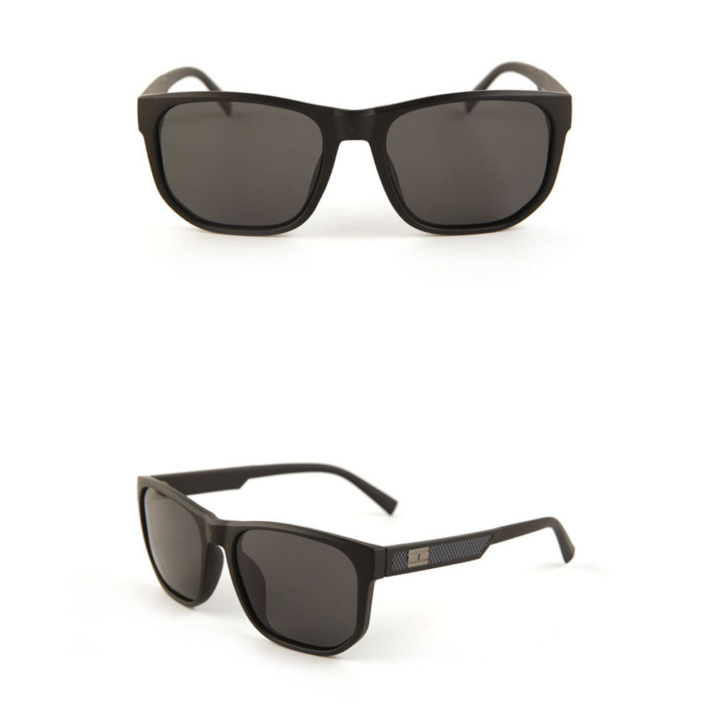 Lunettes de Soleil Homme Techsuit 8502, Polarisées, Protection UV, Noires
