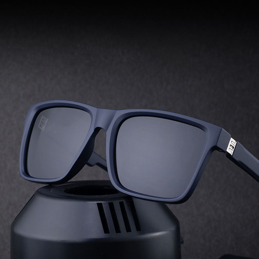Lunettes de Soleil Homme Techsuit 8506, Polarisées, Protection UV, Noir Mat