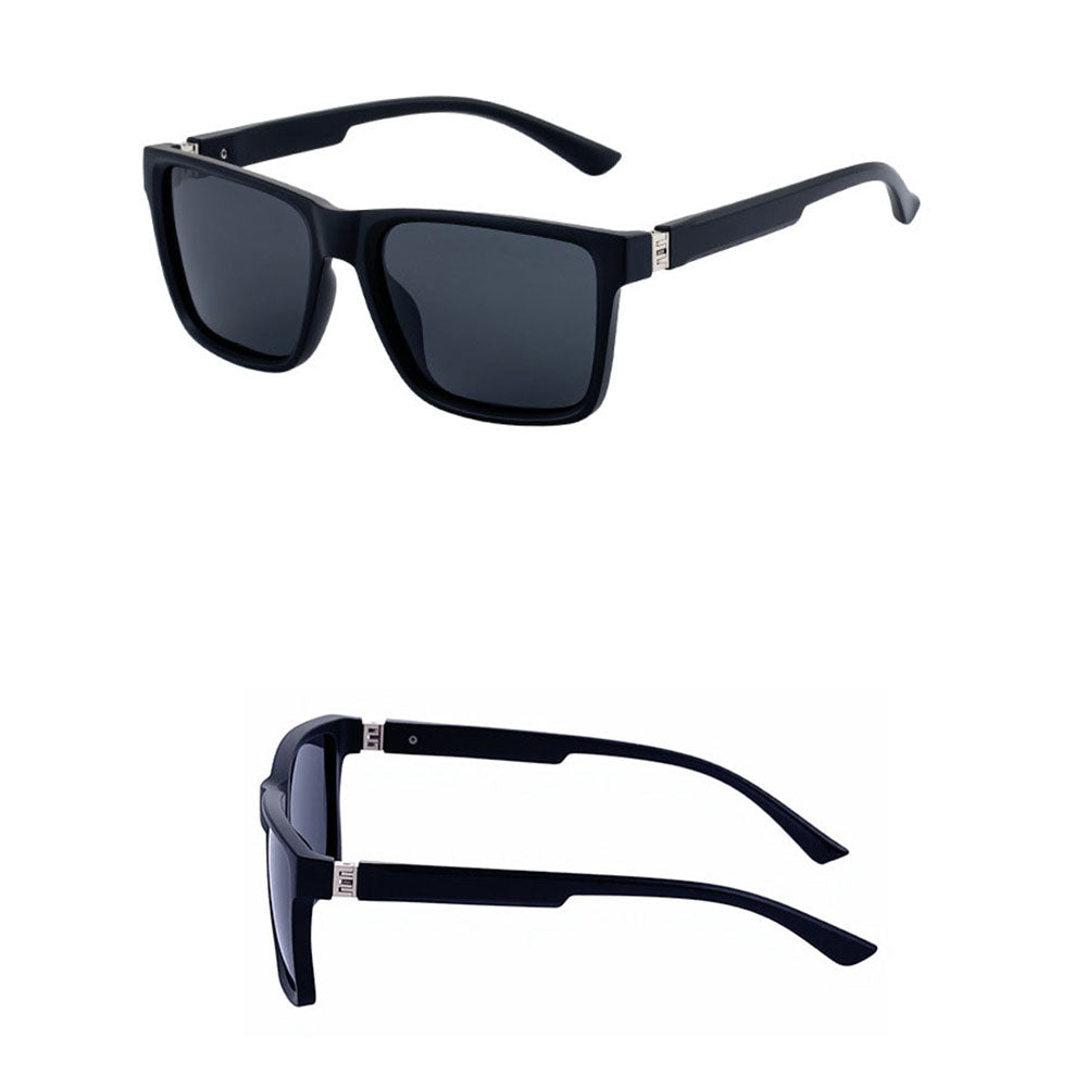Lunettes de Soleil Homme Techsuit 8506, Polarisées, Protection UV, Noir Mat