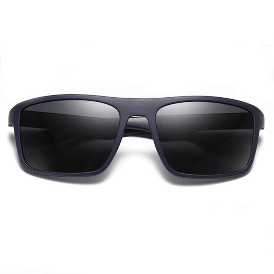 Lunettes de soleil homme Techsuit TR90 (MM101), polarisées, protection UV, bleu rouge