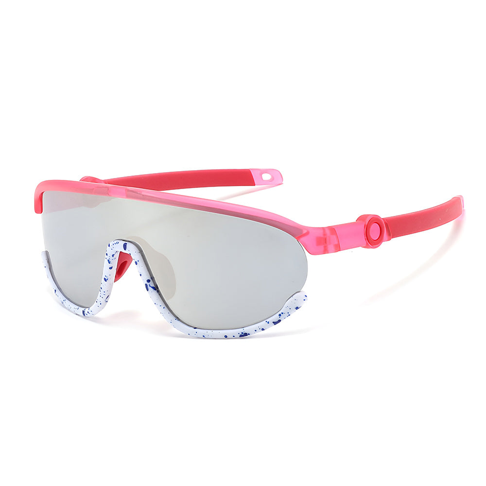 Lunettes de Soleil Enfants Techsuit 2025, Polarisées, Protection UV, Rose