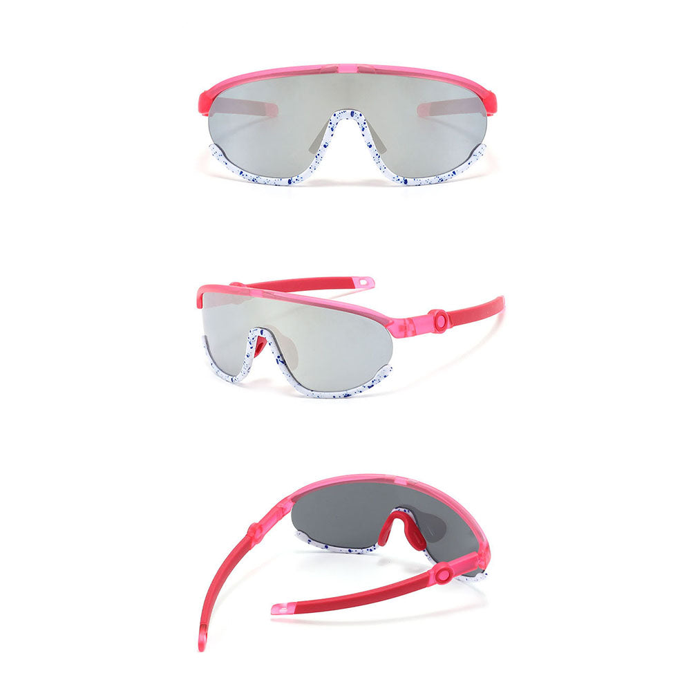Lunettes de Soleil Enfants Techsuit 2025, Polarisées, Protection UV, Rose