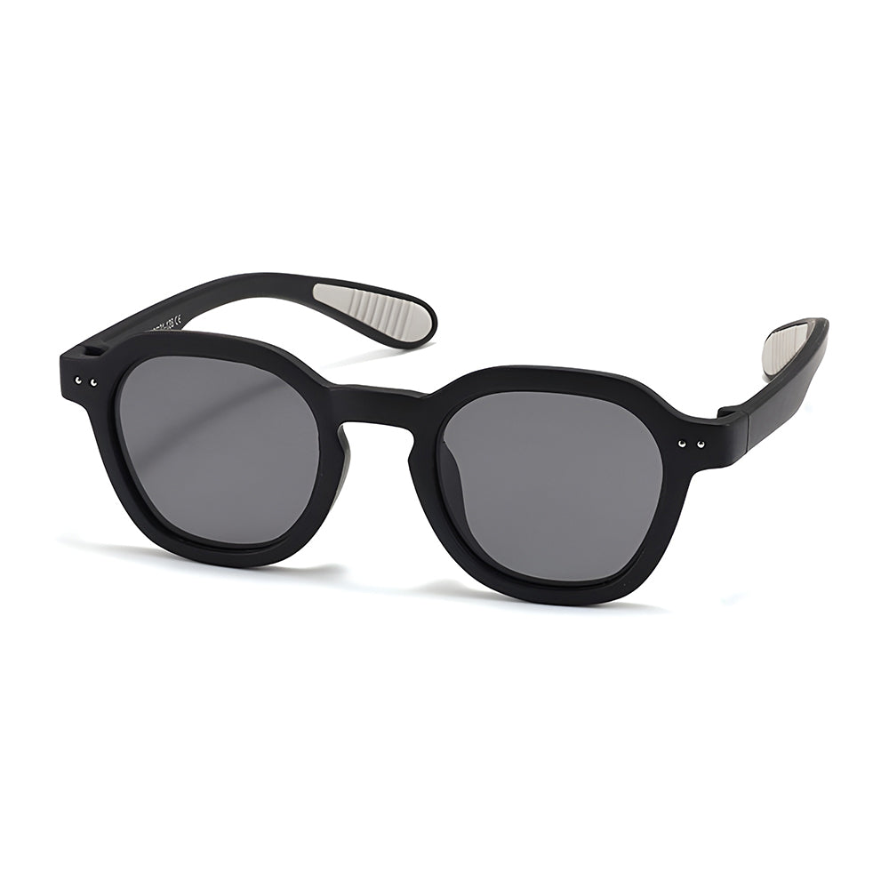 Techsuit 8447 Kids Sunglasses, Polarized, UV Protection, Black