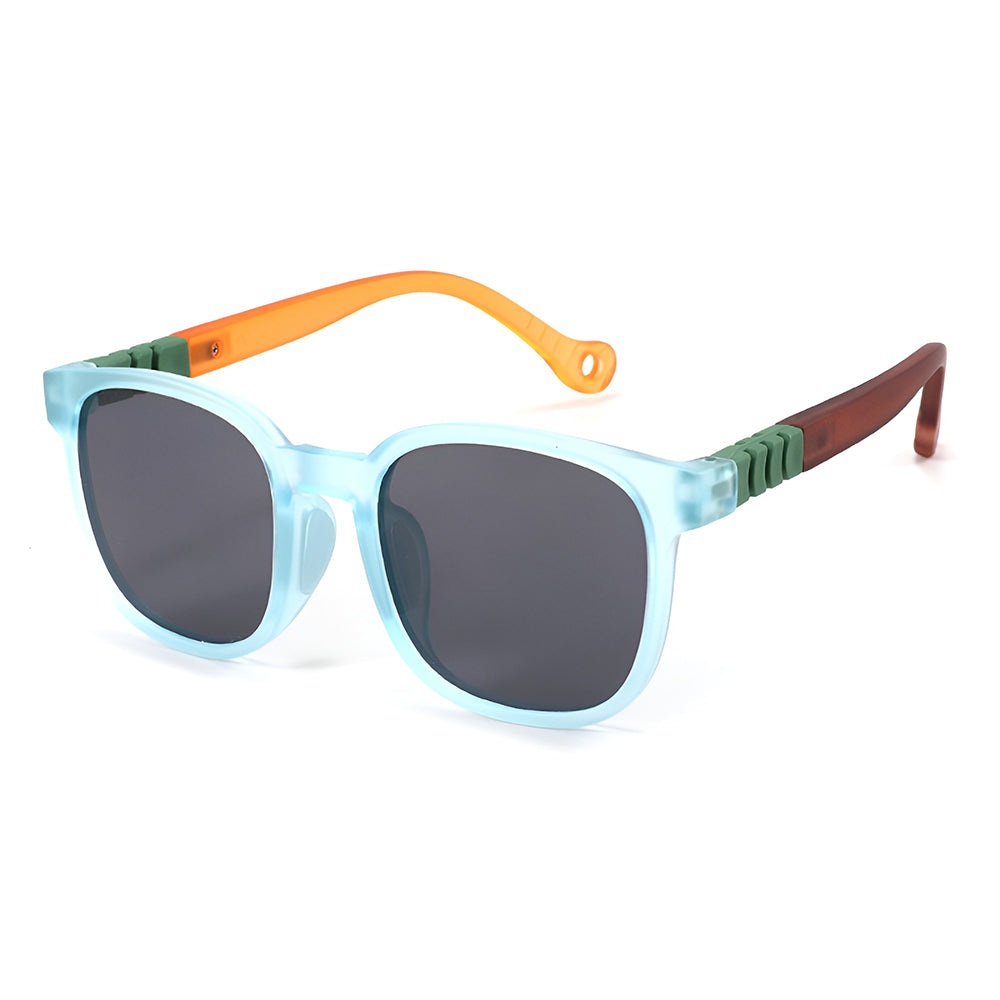 Techsuit 9694 Kids' Sunglasses, Polarized, UV Protection, Blue Black