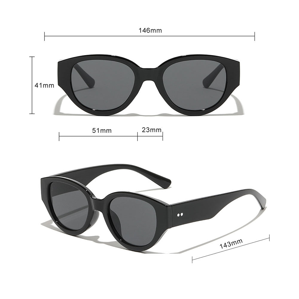 Techsuit 17002 Women's Sunglasses, Black