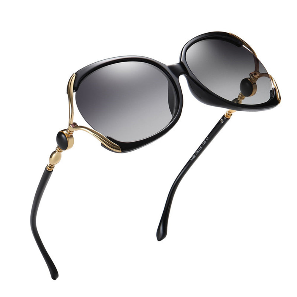 Lunettes de Soleil Femme Techsuit 1722, Polarisées, Protection UV, Noir Gris