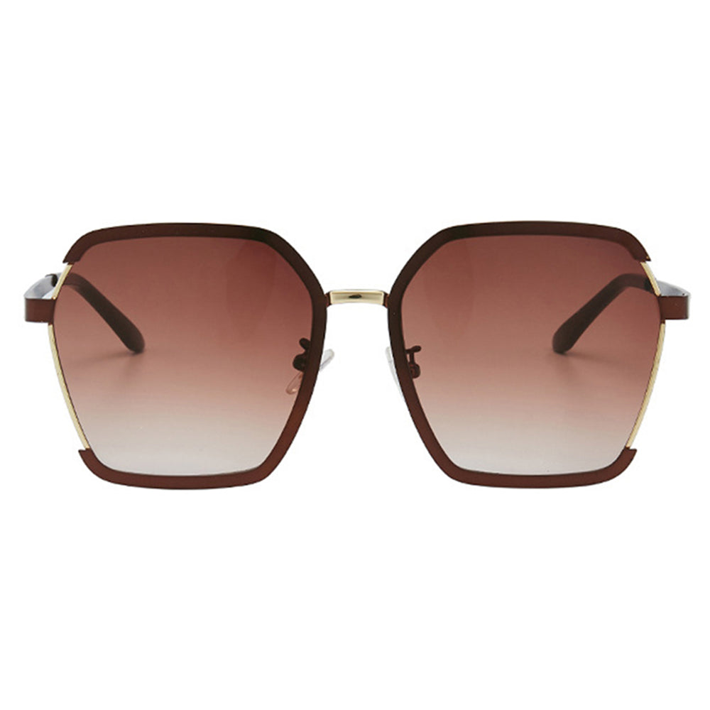 Lunettes de Soleil Femme Techsuit 191, Polarisées, Protection UV, Marron