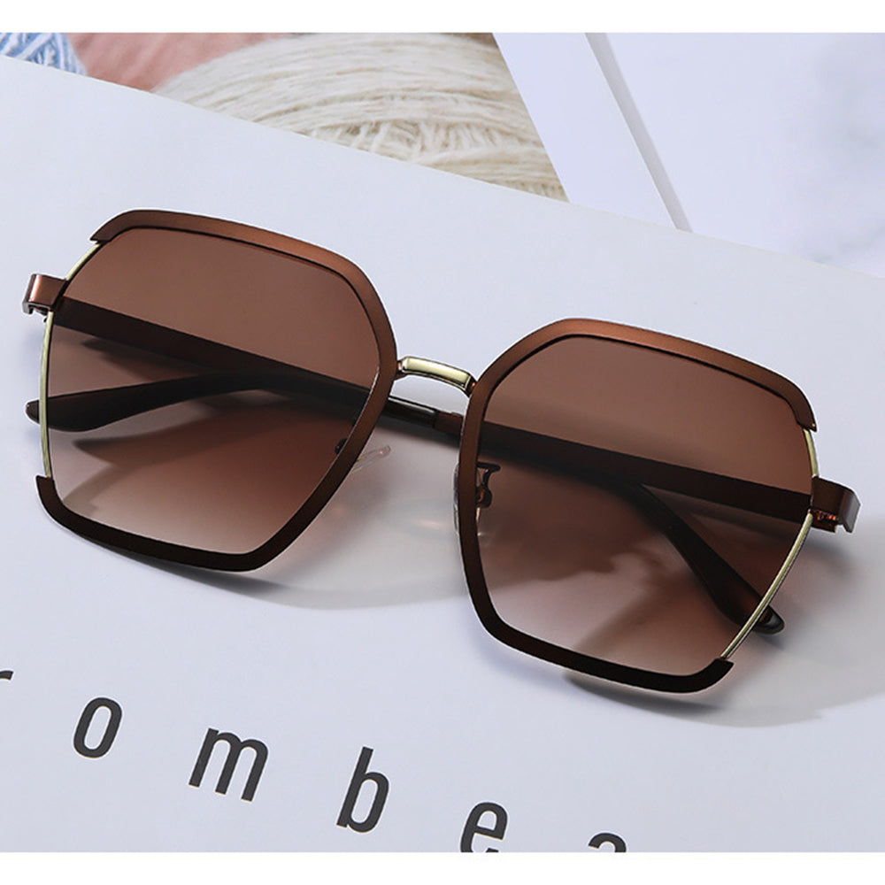 Lunettes de Soleil Femme Techsuit 191, Polarisées, Protection UV, Marron