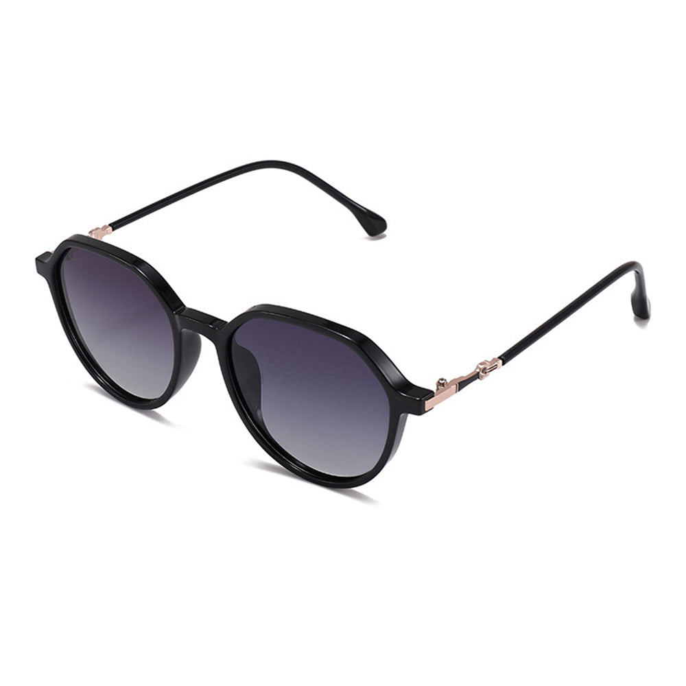 Lunettes de Soleil Femme Techsuit 2203, Polarisées, Protection UV, Noir Gris