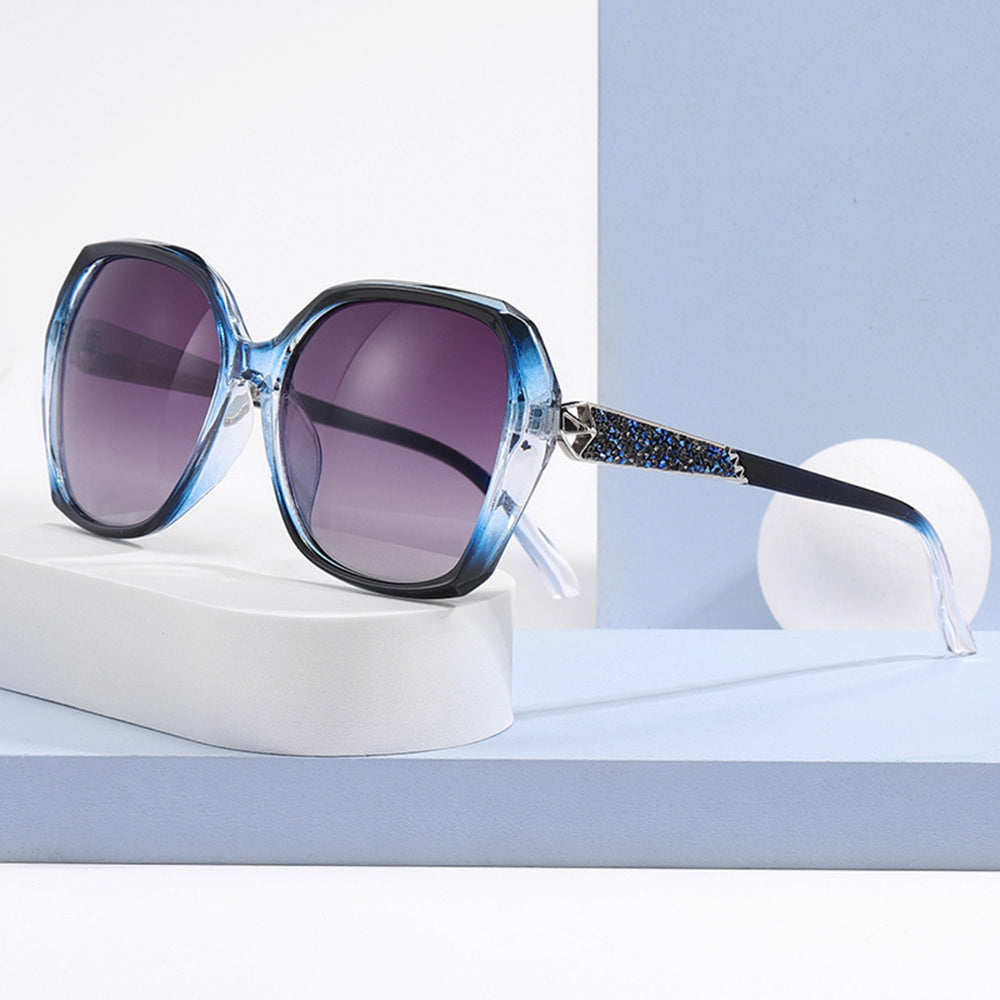 Lunettes de Soleil Femme Techsuit 5599, Polarisées, Protection UV, Bleu Gris