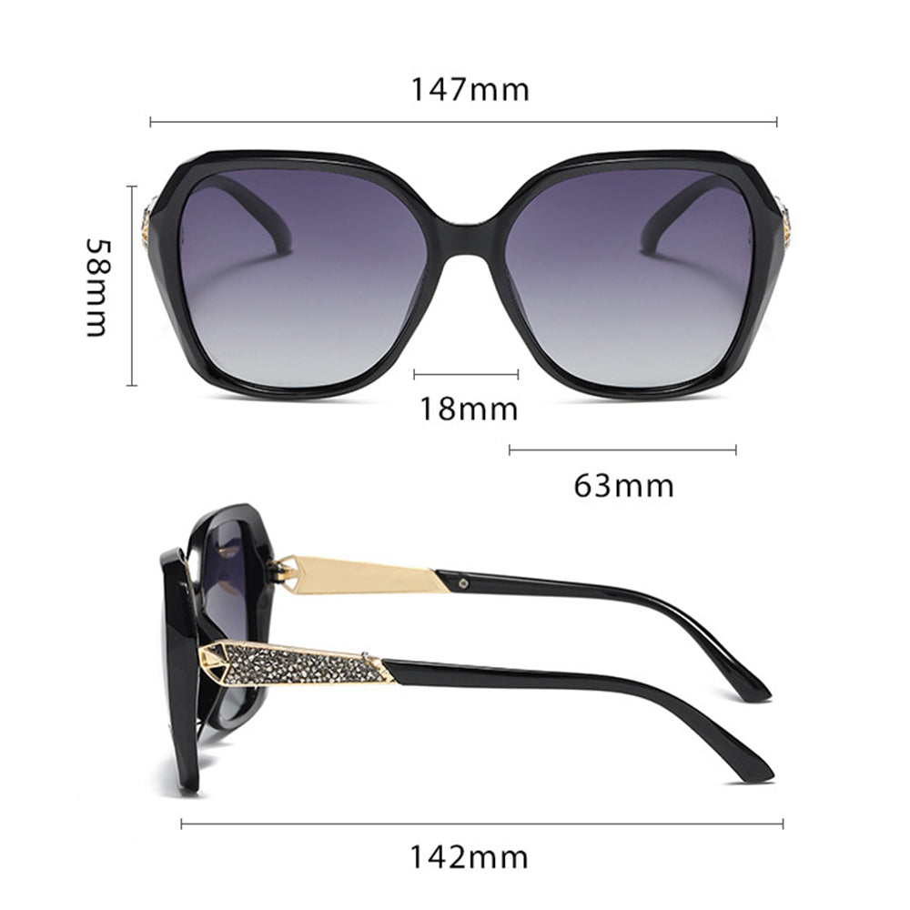 Lunettes de Soleil Femme Techsuit 5599, Polarisées, Protection UV, Bleu Gris