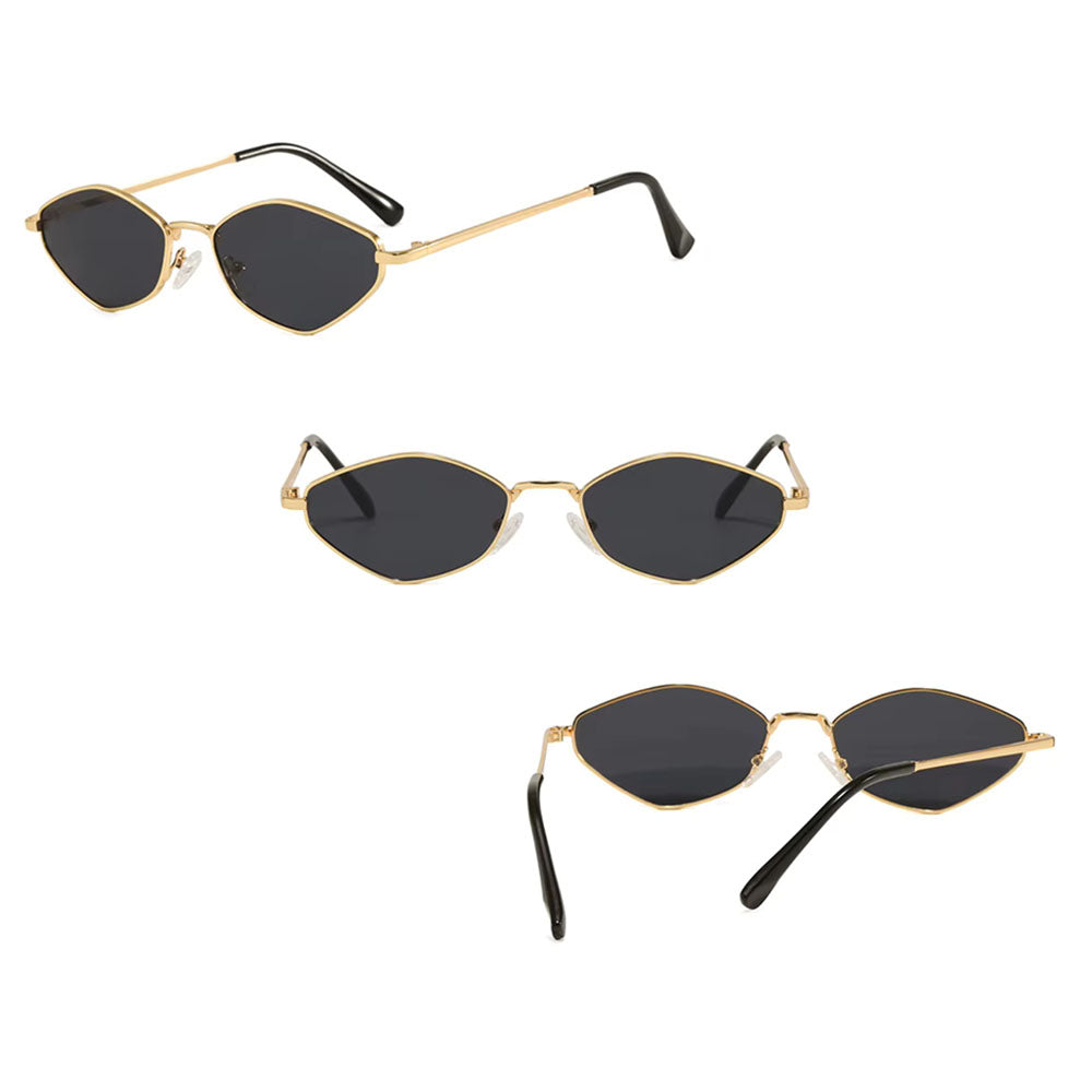 Lunettes de Soleil Femme Techsuit 6206, Or et Noir