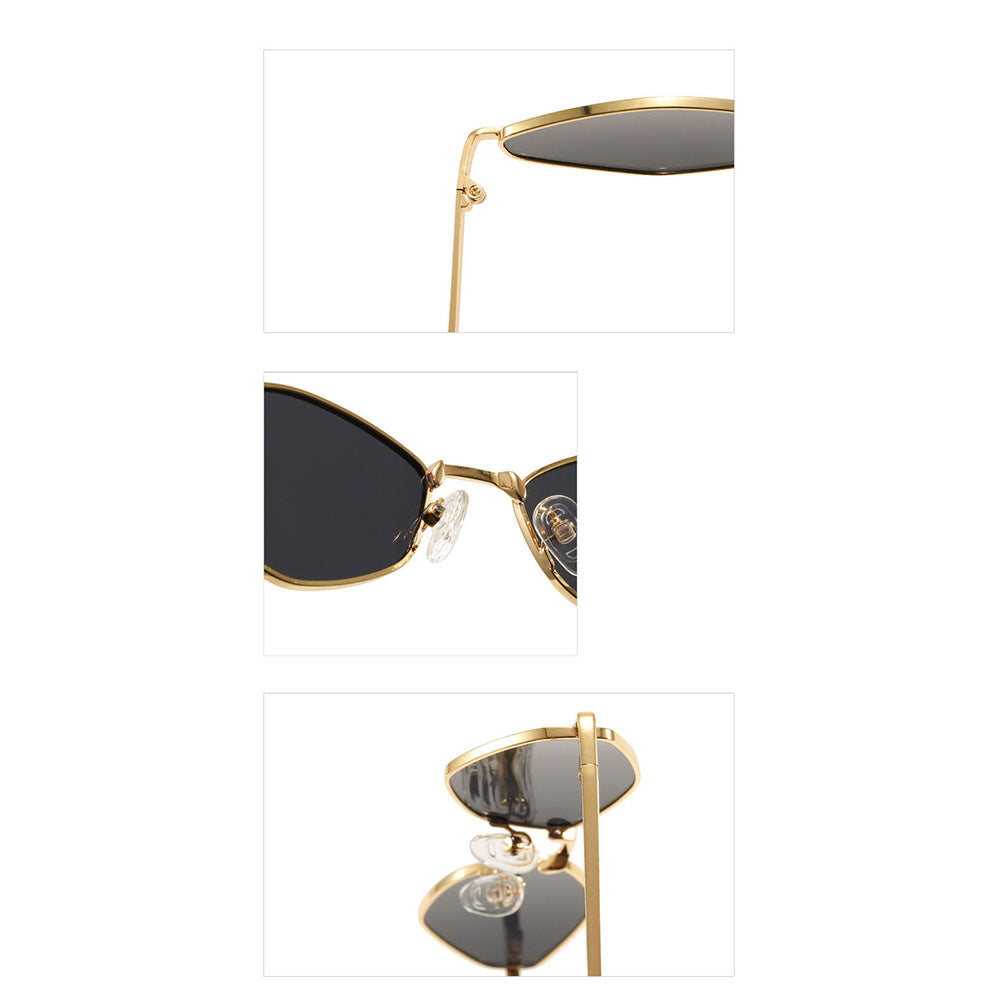 Lunettes de Soleil Femme Techsuit 6206, Or et Noir
