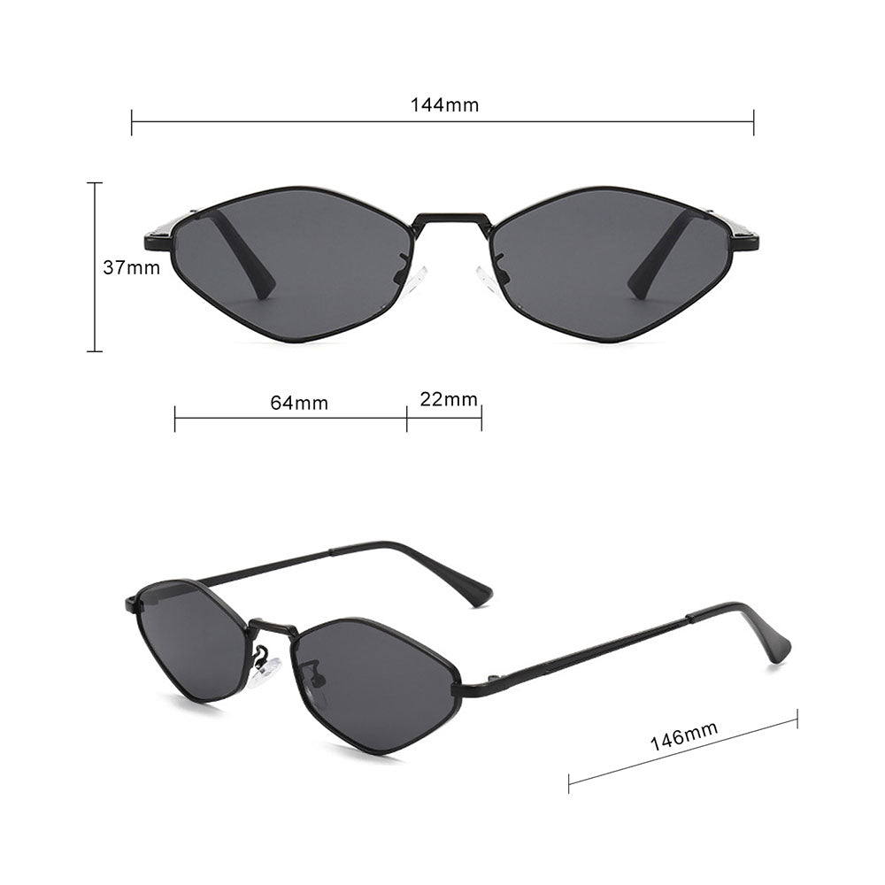 Lunettes de Soleil Femme Techsuit 6206, Or et Noir