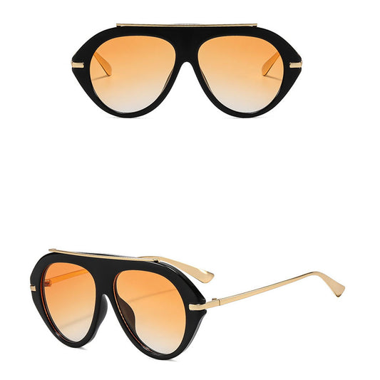 Lunettes de Soleil Femme Techsuit 8092, Noires et Orange