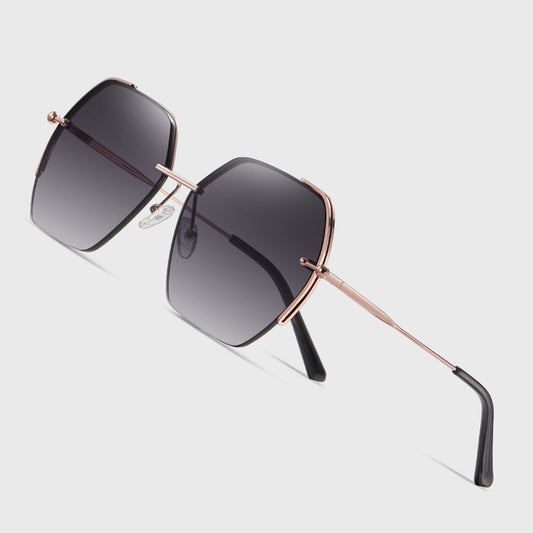 Lunettes de Soleil Femme Techsuit 8561, Rose Or Gris