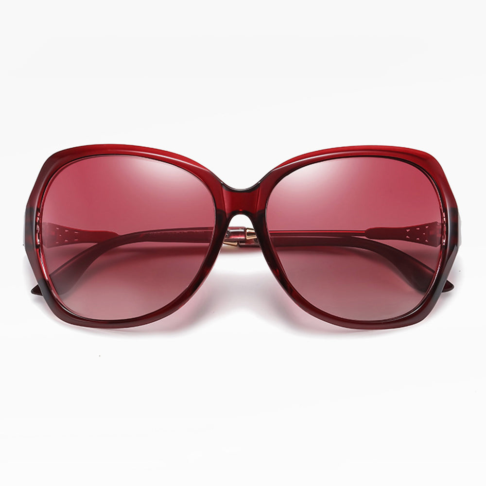 Lunettes de Soleil Femme Techsuit 8881, Polarisées, Protection UV, Rouges