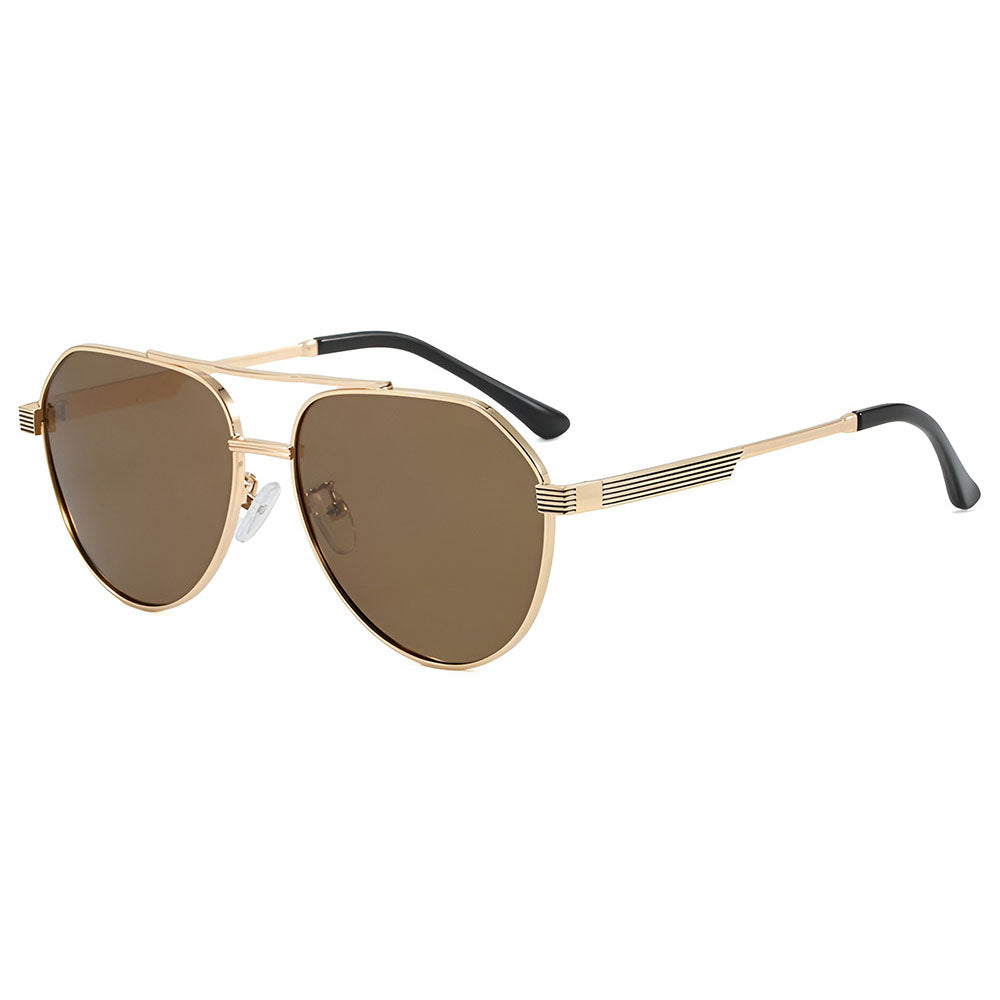 Lunettes de Soleil Unisex Techsuit 8622, Polarisées, Protection UV, Dorées