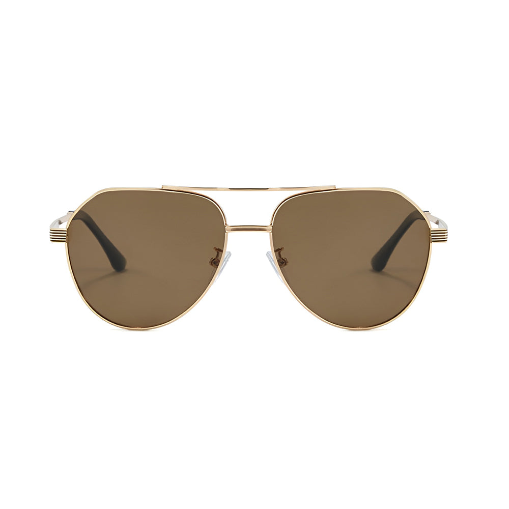 Lunettes de Soleil Unisex Techsuit 8622, Polarisées, Protection UV, Dorées